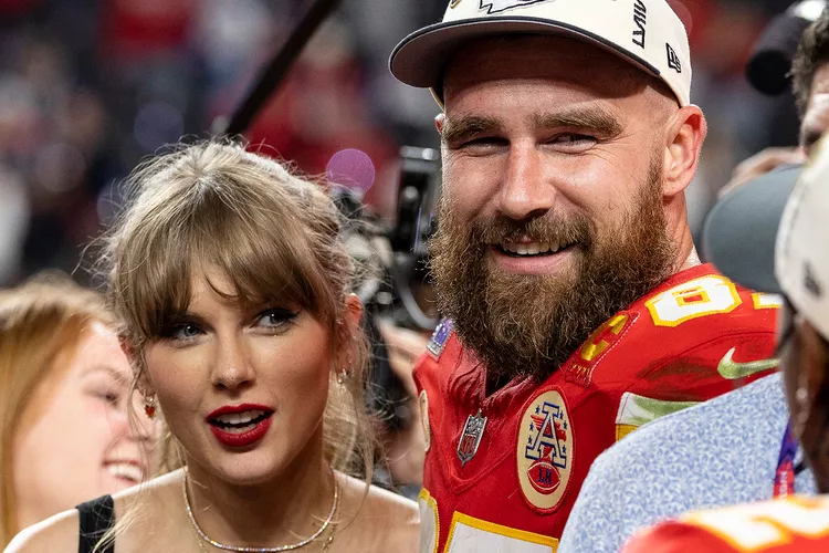 Taylor Swift and Travis Kelce