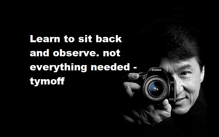 Learn to Sit Back and Observe