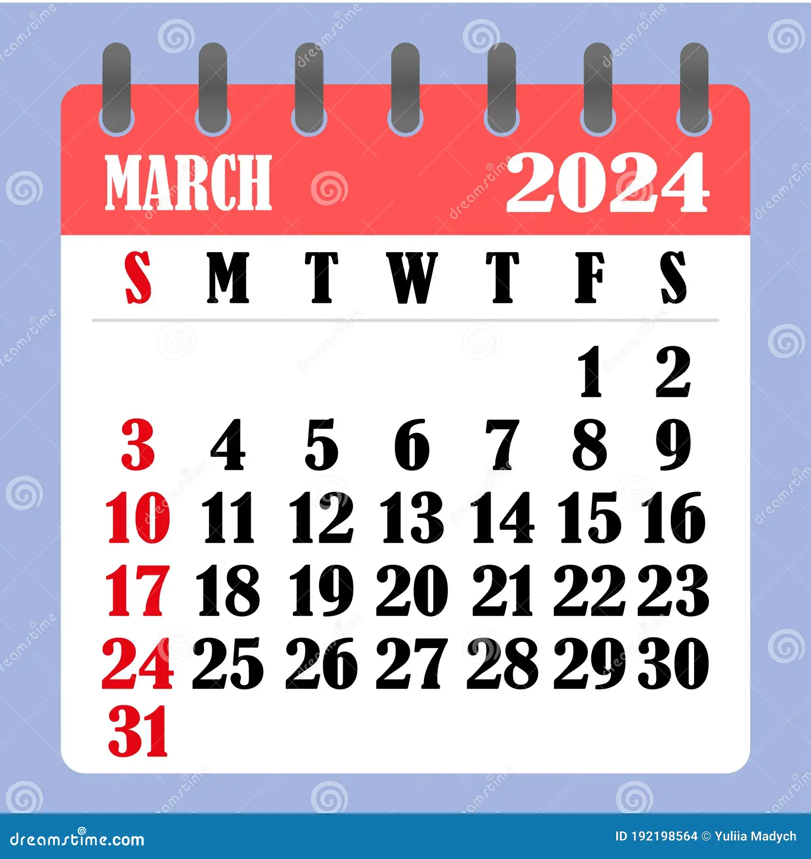 March 2024 Calendar